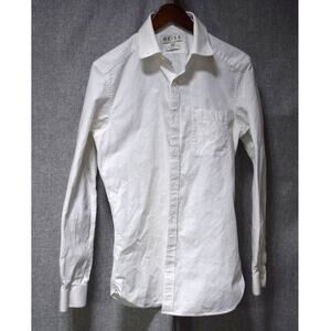 Reiss White Slim Fit Button-Down Shirt M